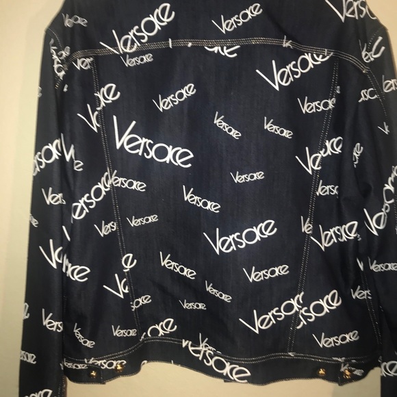 Versace logo mania denim jacket - Picture 10 of 15